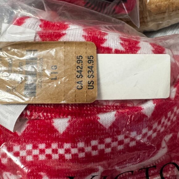 PINK Victoria's Secret Daschound Sleepwear Pajama Pants Joggers New With Tags L - Picture 6 of 8